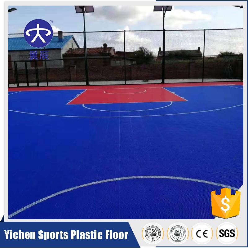 齊齊哈爾籃球場懸浮拼裝地板